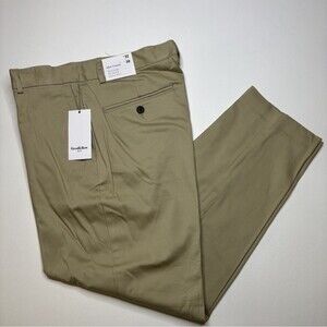 Men's Extended Tab Slim Fit Trousers - Goodfellow & Co Khaki 32x30 NWT